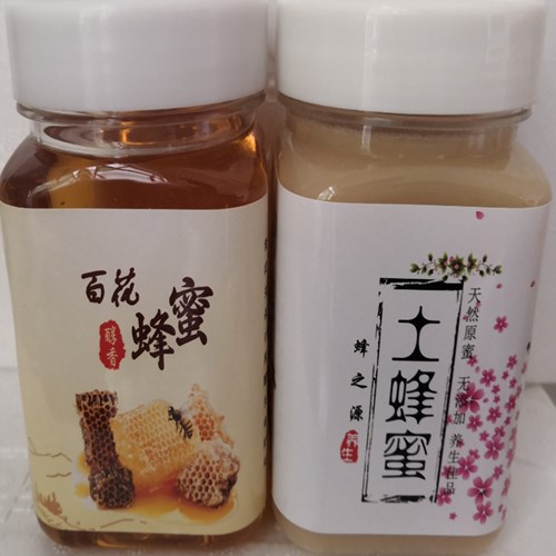 真蜂蜜深山土蜂蜜天然纯正野生洋槐蜜自产结晶蜜百花蜜500g瓶包邮