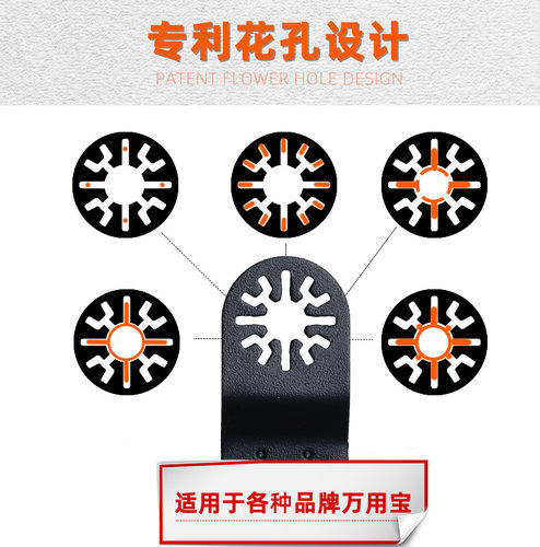 万用宝锯片多功能机修边机木工工具切割神器打磨切割金属电铲配件 - 图1