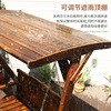 防腐木秋千露天实木双人成人摇椅 ymx优木轩户外秋千