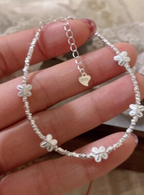 碎银子手链女简约百搭高级感配饰送女友闺蜜银饰生日礼物