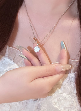 小红缇jewelry 贝壳项链温柔气质配饰925银锁骨链法式简约颈链女