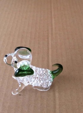 生肖狗水晶玻璃工艺品