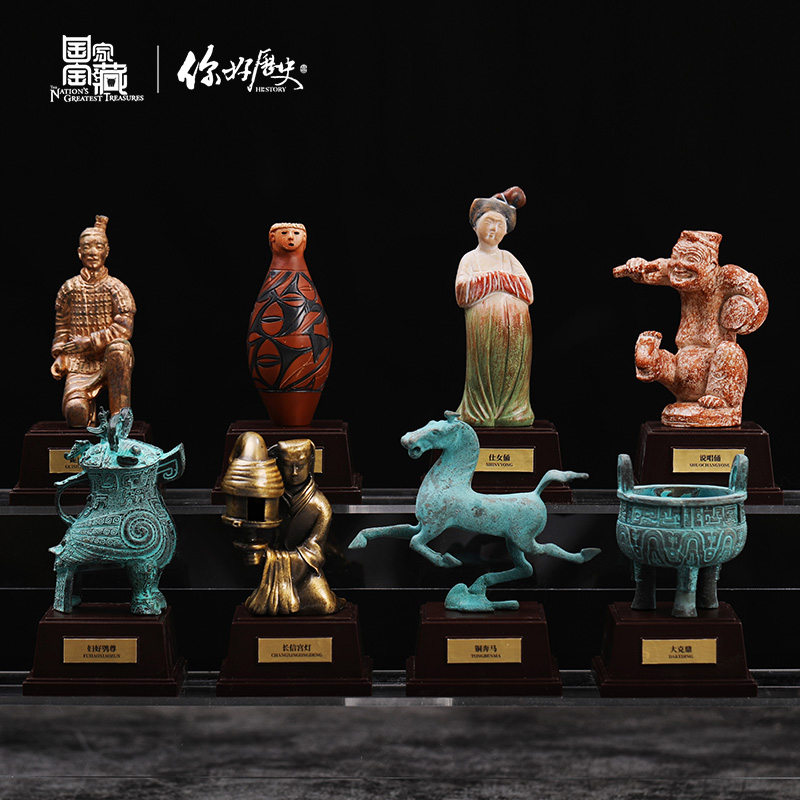 国家宝藏x你好历史国宝1号著名宝物考古盲盒体验箱创意节日礼物_虎窝淘