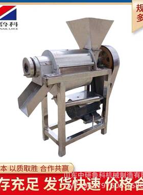 果蔬汁工业榨汁机 水果榨汁生产大型设备 雪梨毛桃脐橙螺旋打汁