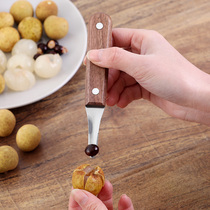 Dragon eye exfoliating to go nuclear knife home Guyuan Manual dig core to core tool lychee fruit pumping core to go nuclear divider