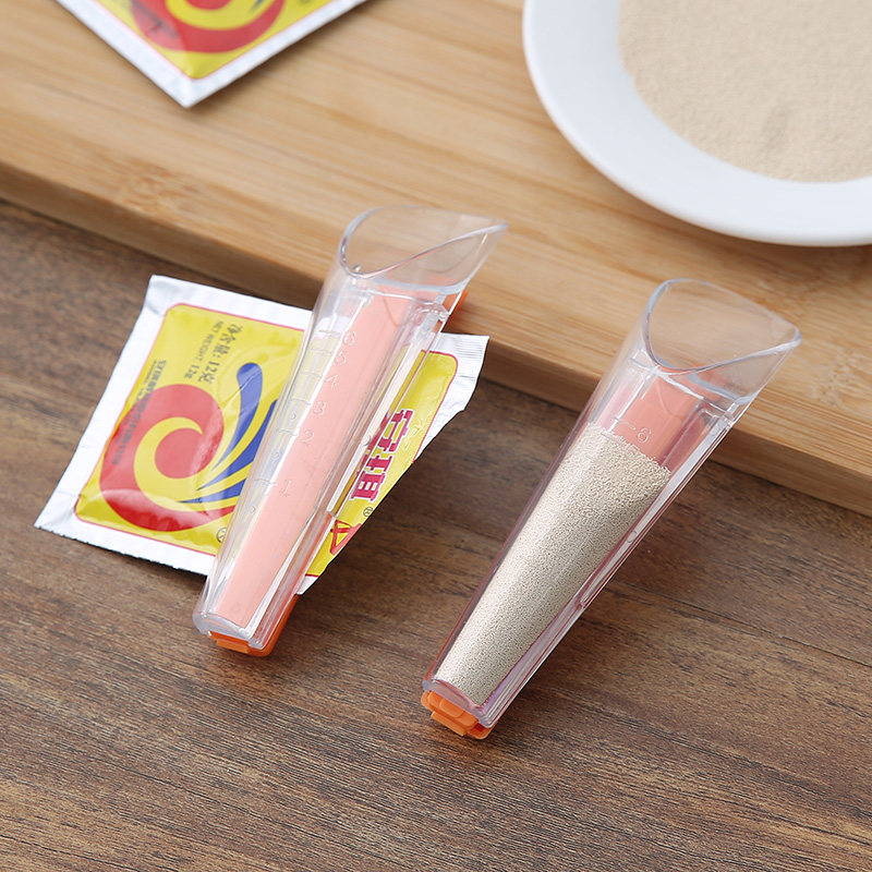 酵母定量测量杯多功能带密封口夹工具勺刻度酵母粉快速称重量取器,淘宝优惠券,粉丝福利购,淘宝优惠卷