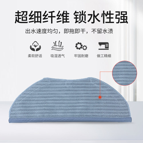 适用于米家G1扫拖地机器人配件MJSTG1滚刷盖板滤网芯边刷拖抹布 - 图1