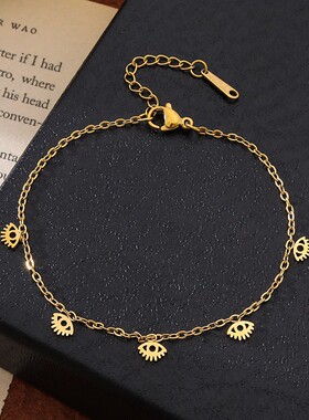 轻奢钛钢女手链不掉色ins风