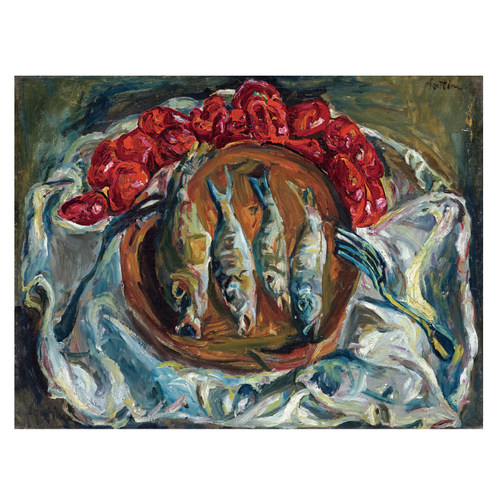 法国 柴姆 苏丁 Chaim Soutine 人物油画 表现主义绘画电子图素材 - 图1