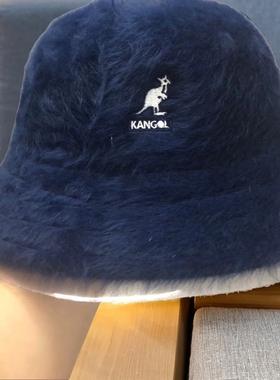 kangolins渔夫帽保暖盆帽袋鼠