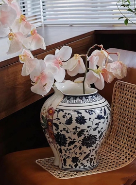 中古艺术插花瓶水晶花瓶花器奢华