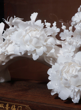 夫己双喜临门陶瓷手工装饰艺术