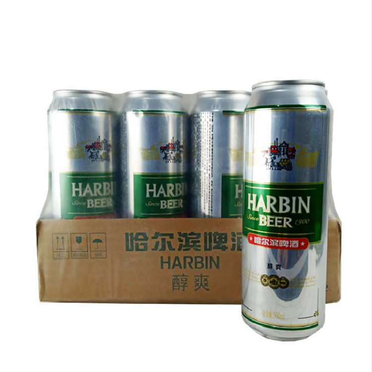 哈尔滨醇爽/清爽啤酒（麦芽度9度）330ml/500ml - 图0