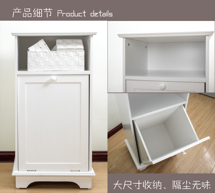 欧式尿布台母婴护理柜儿童玩具箱脏衣柜床头柜HAMPER DRESSER - 图0