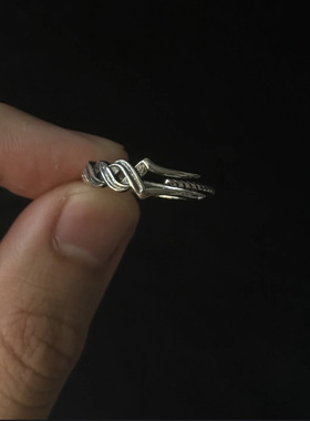 高品质版本新款朗基努斯之枪戒指男女复古小众潮酷指环开口戒