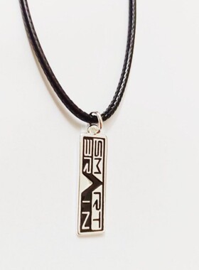 新款高品质假面骑士555项链吊坠滴胶工艺潮流个性男女百搭项链