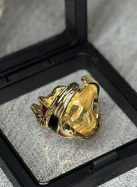 高品质新款豪兽狼头部立体戒指 头号战队豪兽者朋克独特指环