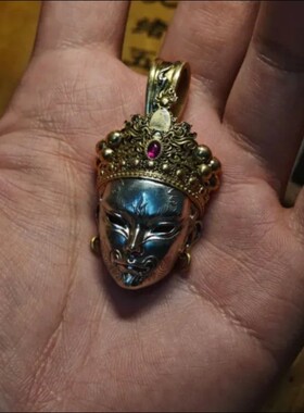 高品质版本新款道系护法白鹤童子霸气国潮吊坠车载平安挂件