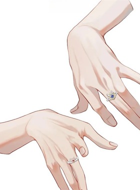 新款高品质《疯狂动物城》尼克朱迪情侣对戒简约百搭高级感指环