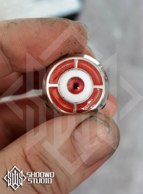 高品质新款现货地狱之眼家庭教师六道骸戒指彭格列指环男眼珠