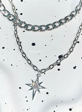 新款高品质版恋夏鸣星共挽风痕同款项链 coc动漫周边配饰锁骨链