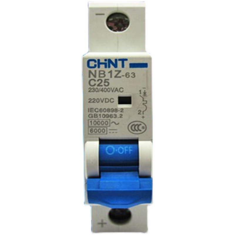 正泰 交直流断路器 NB1Z-63 1P 2P C10 16 25 32 40 63A 配电开关 - 图2