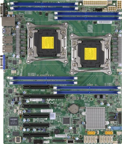 超微X10DAI/X10DAL-I/X10DRL-I主板PCI-E拆分图形工作站C612包邮 - 图2