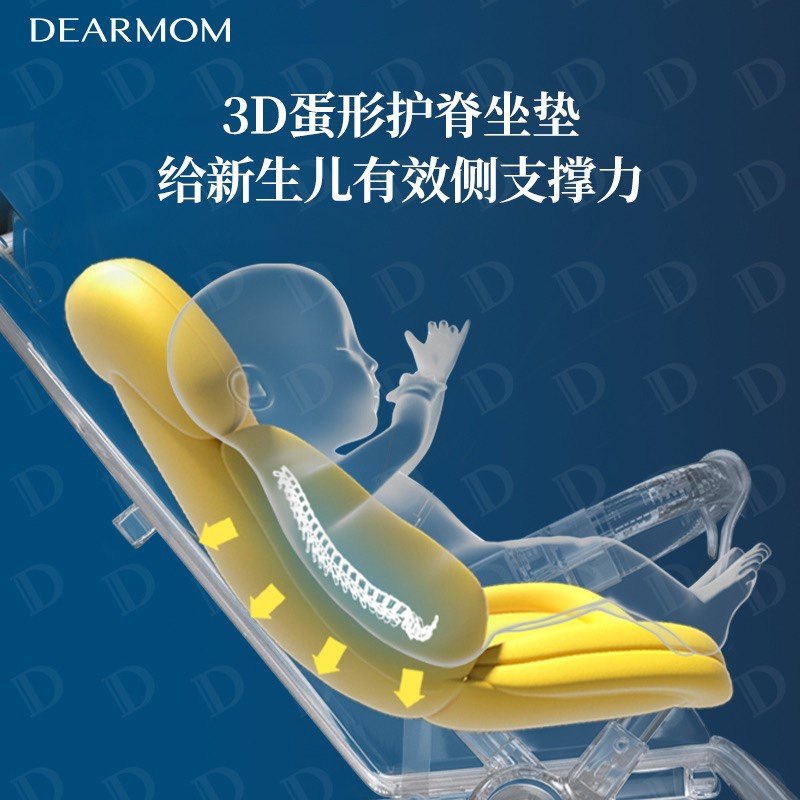 DearMom婴儿车护脊坐垫宝宝推车垫子四季通用A2配件罗马假日坐垫,淘宝优惠券,粉丝福利购,淘宝优惠卷