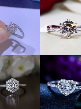 仿真婚戒结婚对戒情侣戒指婚礼钻戒一对婚纱照交换仪式道具人工钻