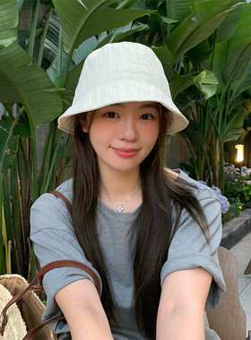 可调节防晒遮阳显脸小渔夫帽女