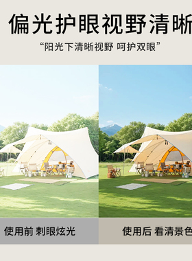 可上翻偏光太阳镜眼镜男夹片防晒