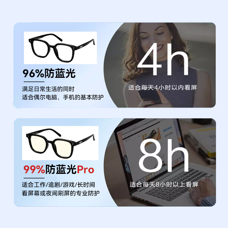 抗蓝光专用平光眼镜男款无度数平光镜长期看电脑看手机保护眼睛,淘宝优惠券,粉丝福利购,淘宝优惠卷
