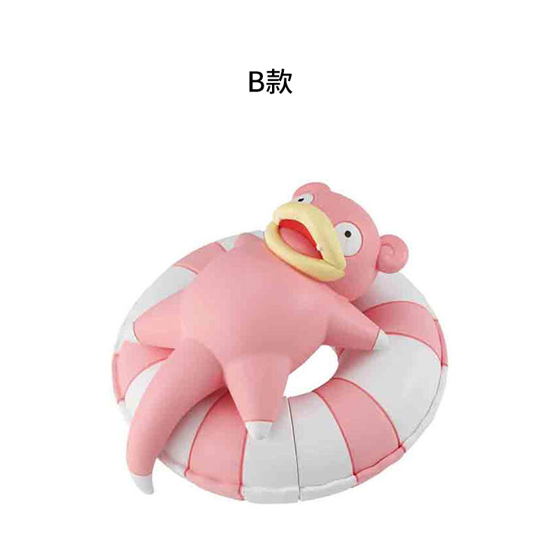 现货万代扭蛋 精灵宝可梦漂浮游泳圈3/4 伊布可达鸭呆呆兽波加曼 - 图3