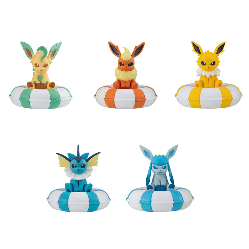 现货万代扭蛋 精灵宝可梦漂浮游泳圈3/4 伊布可达鸭呆呆兽波加曼 - 图2