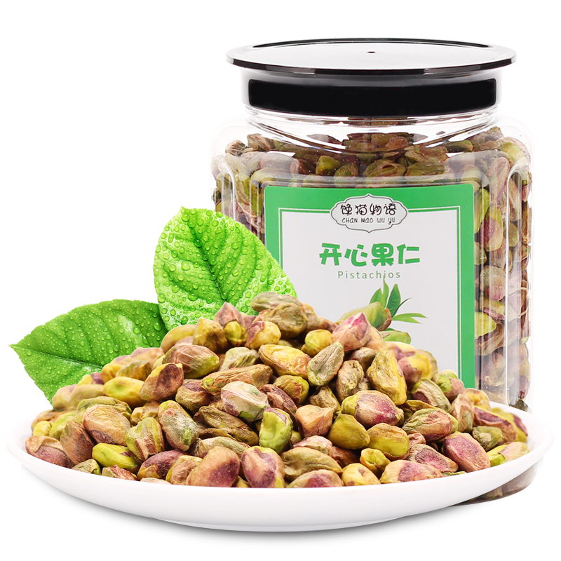 【馋猫物语-开心果仁500g】熟雪花酥 馋猫物语食品开心果