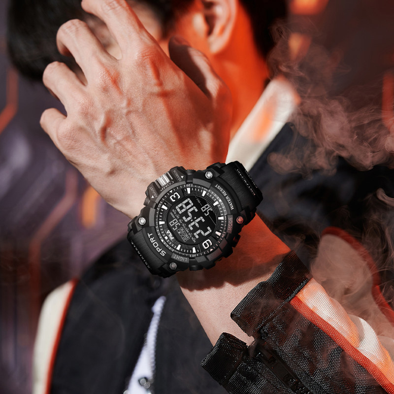 FILA斐乐电子手表男运动防水腕表初高中大学生多功能夜光手表礼物,淘宝优惠券,粉丝福利购,淘宝优惠卷