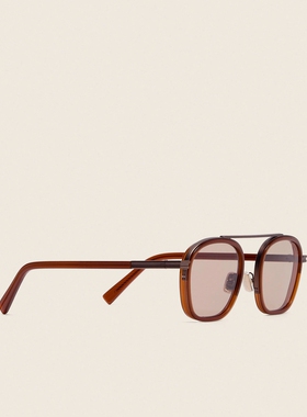 ZEGNA杰尼亚深骆马红棕色太阳镜