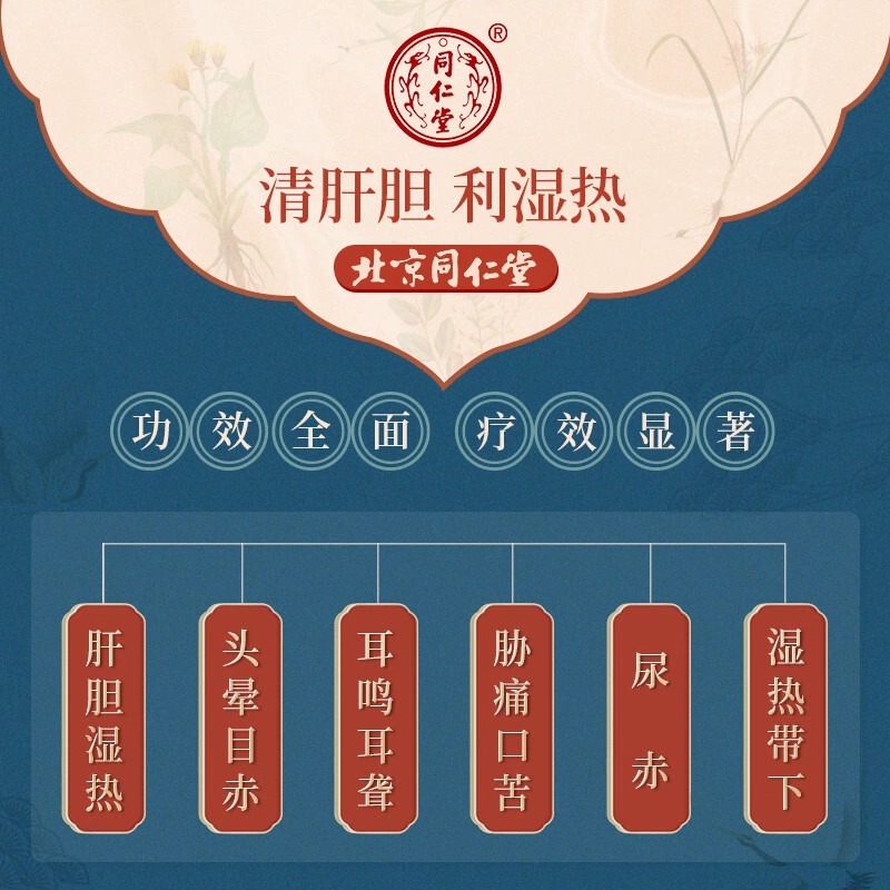 L龙胆泻肝丸汤官方旗舰店去肝火旺脾虚湿气重肝胆湿热保肝护肝药 - 图1