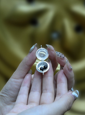 金轮纯银嘎乌盒配饰藏式民族风