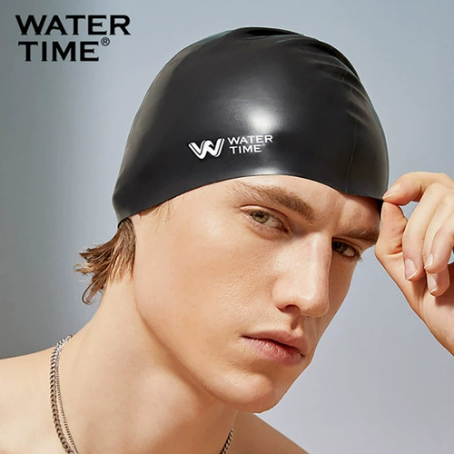 Водонепроницаемая плавательная шапочка, шапка для плавания, милая большая кепка