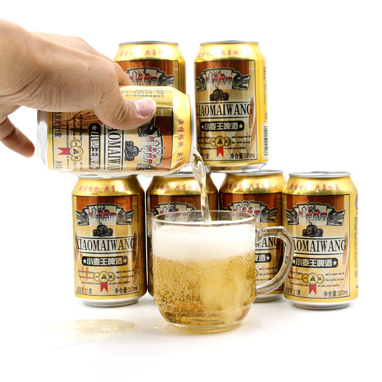 青邑8度啤酒320ml*12/24罐装整箱粮食发酵特制精酿纯生小麦王包邮 - 图2