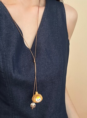 新中式柿柿如意项链女民族风