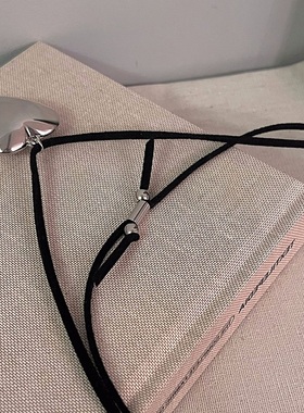 甜酷爱心项链轻奢高级感