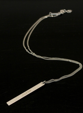 原创MMM风数字吊坠项圈男女款