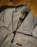 Ретро шерстяной осенний костюм для отдыха, мужская куртка, облегающий крой