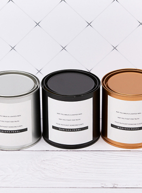 北欧INS卫生间铁盒软装饰品铁盒