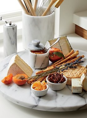 大理石托盘ins首饰收纳托盘摆件