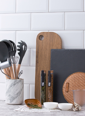 北欧轻奢样板间厨房台面摆件饰品