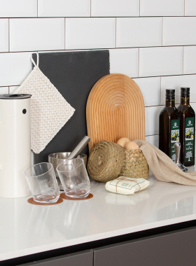 轻奢厨房样板间饰品摆件组合套装