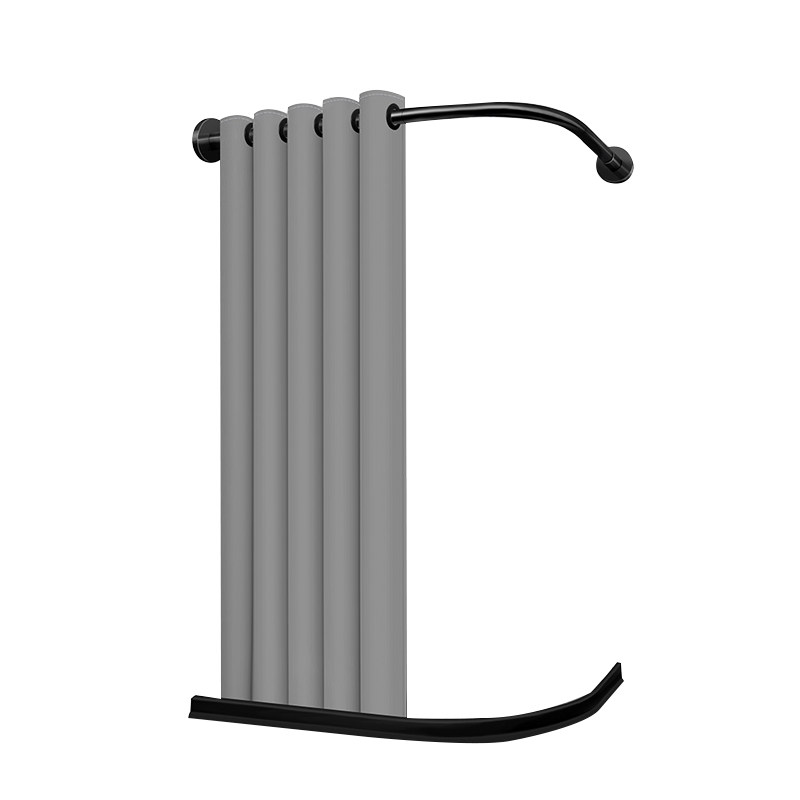 磁吸加厚浴帘套装免打孔浴室弧形浴帘杆卫生间隔断帘防水布浴室帘,淘宝优惠券,粉丝福利购,淘宝优惠卷